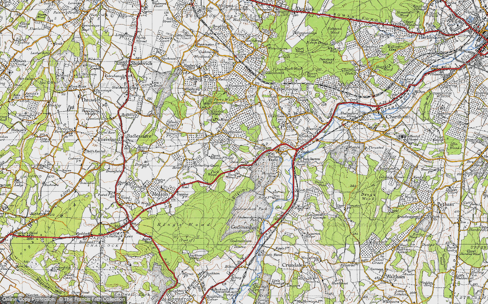 Old Map of Dane Street, 1940 in 1940