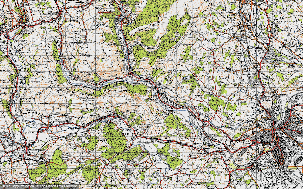 Old Map of Danygraig, 1947 in 1947
