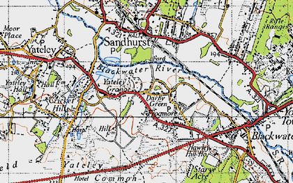 Old map of Darby Green in 1940