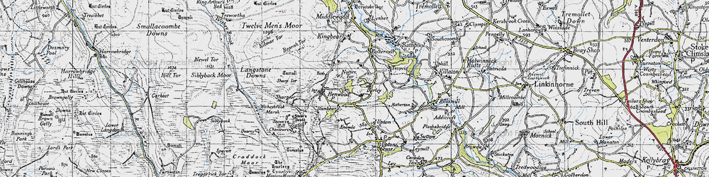 Old map of Darleyford in 1946