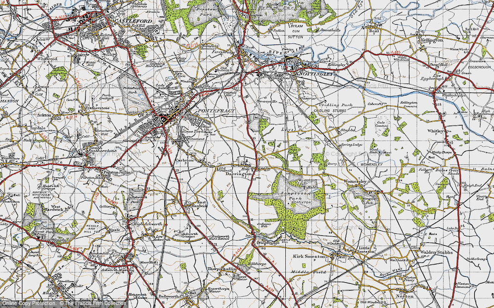Old Map of Darrington, 1947 in 1947