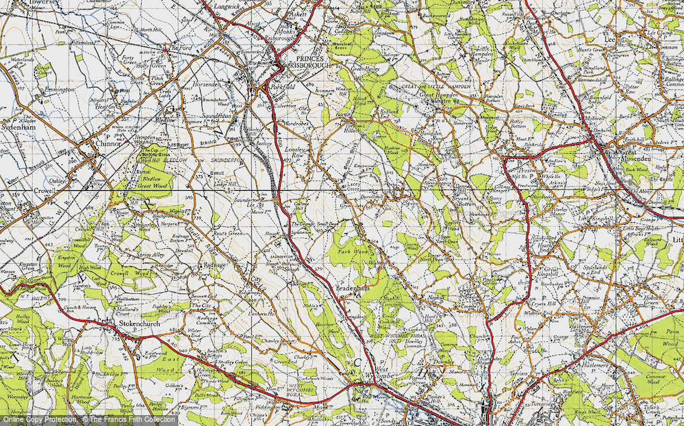 Old Map of Darvillshill, 1947 in 1947