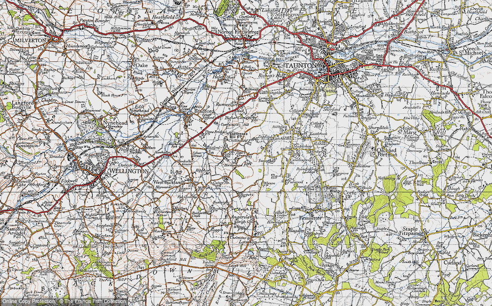 Old Map of Daw's Green, 1946 in 1946
