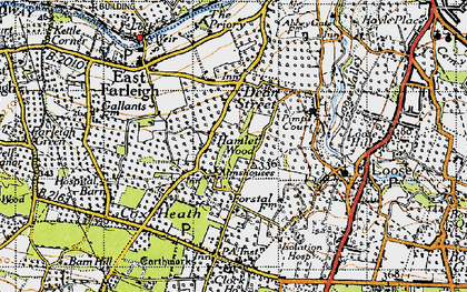 Old map of Dean Street in 1940