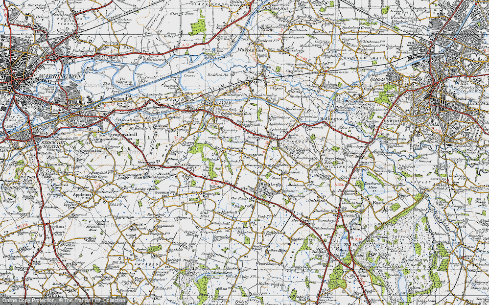 Old Map of Deansgreen, 1947 in 1947