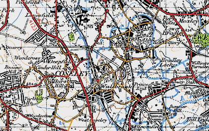 Old map of Deepfields in 1946