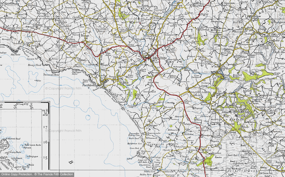Old Map of Degibna, 1946 in 1946
