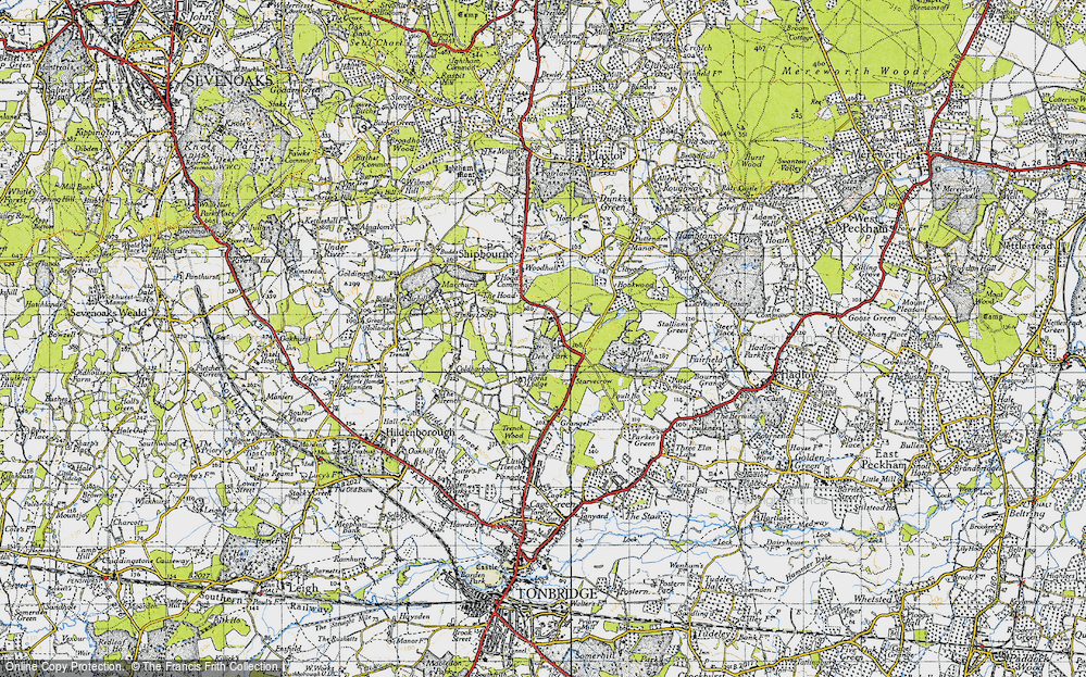 Old Map of Dene Park, 1946 in 1946
