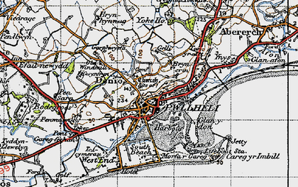 Old map of Denio in 1947