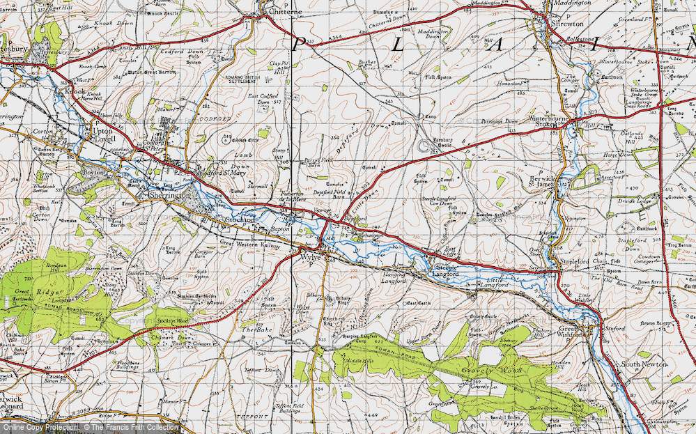 Old Map of Deptford, 1940 in 1940