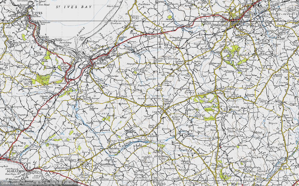 Old Map of Deveral, 1946 in 1946