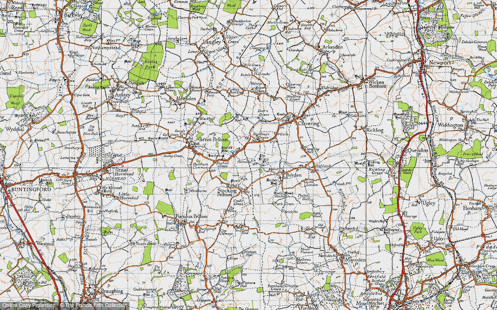 Old Map of Dewes Green, 1946 in 1946