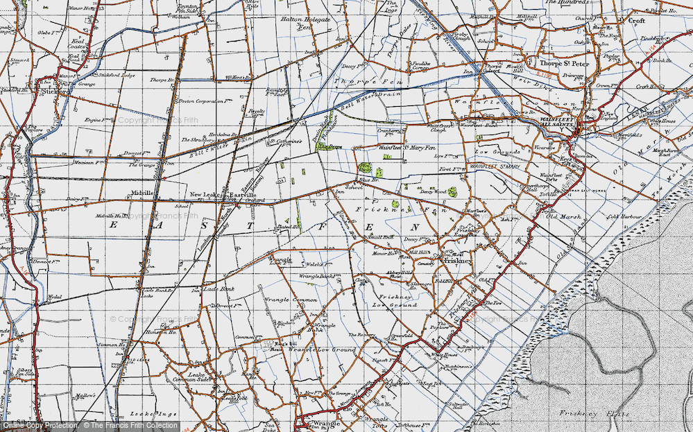 Old Map of Dickon Hills, 1946 in 1946