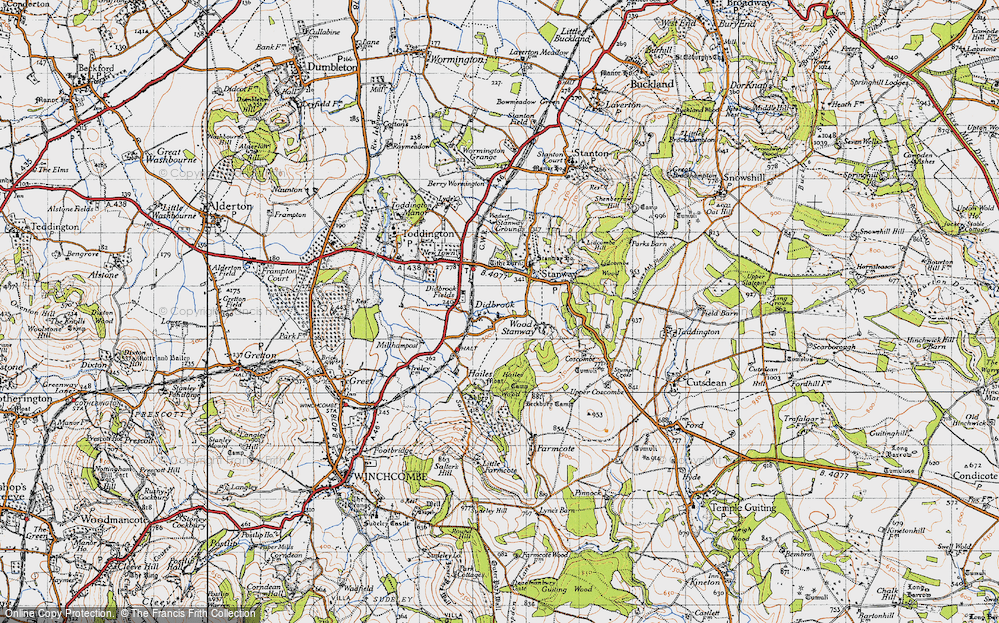 Old Map of Didbrook, 1946 in 1946