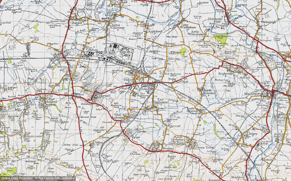 Old Map of Didcot, 1947 in 1947