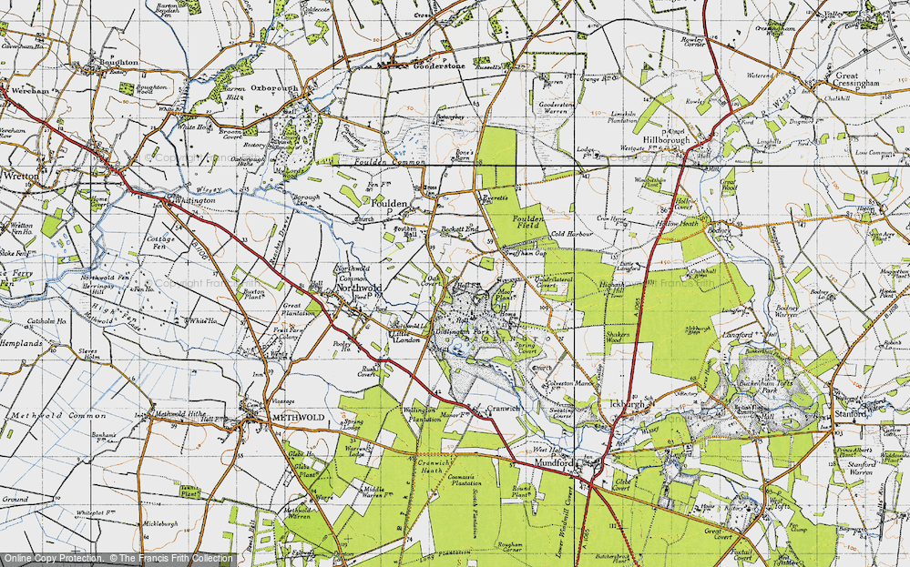 Old Map of Didlington, 1946 in 1946
