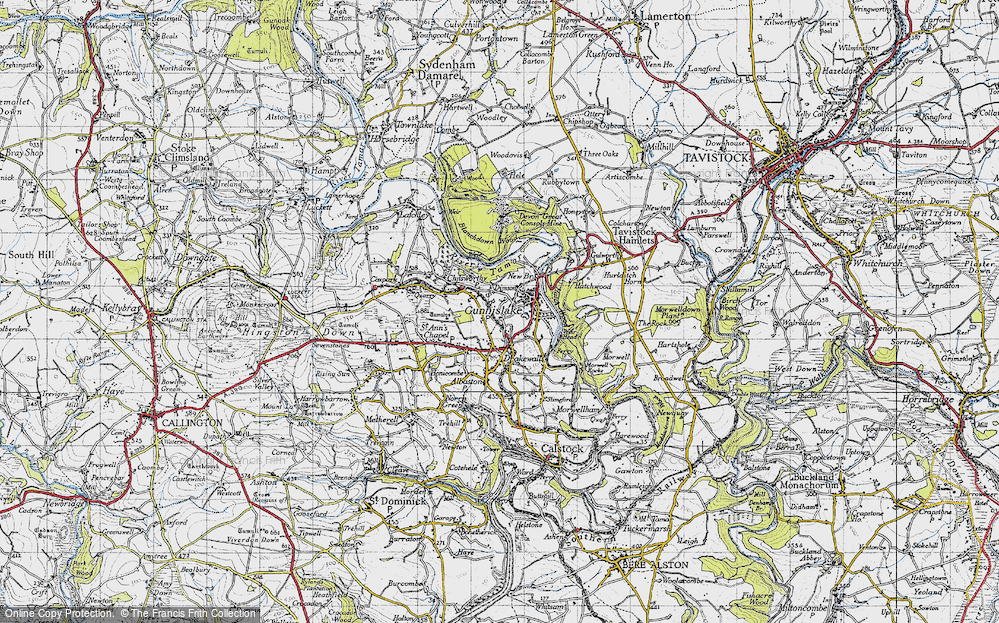 Old Map of Dimson, 1946 in 1946