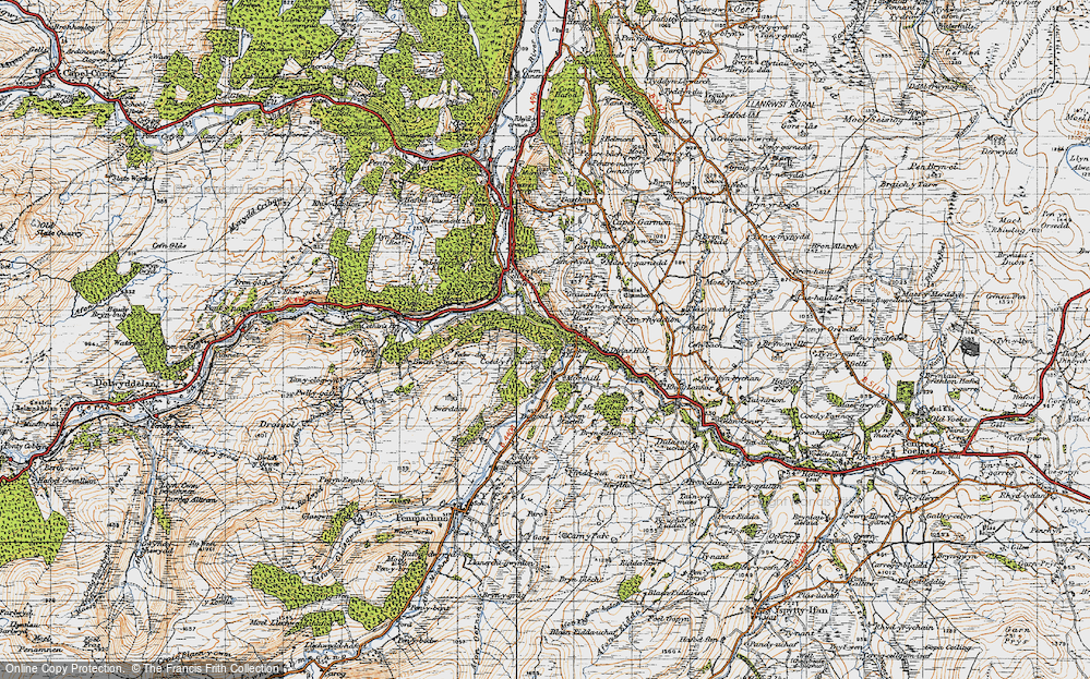 Old Map of Dinas Mawr, 1947 in 1947