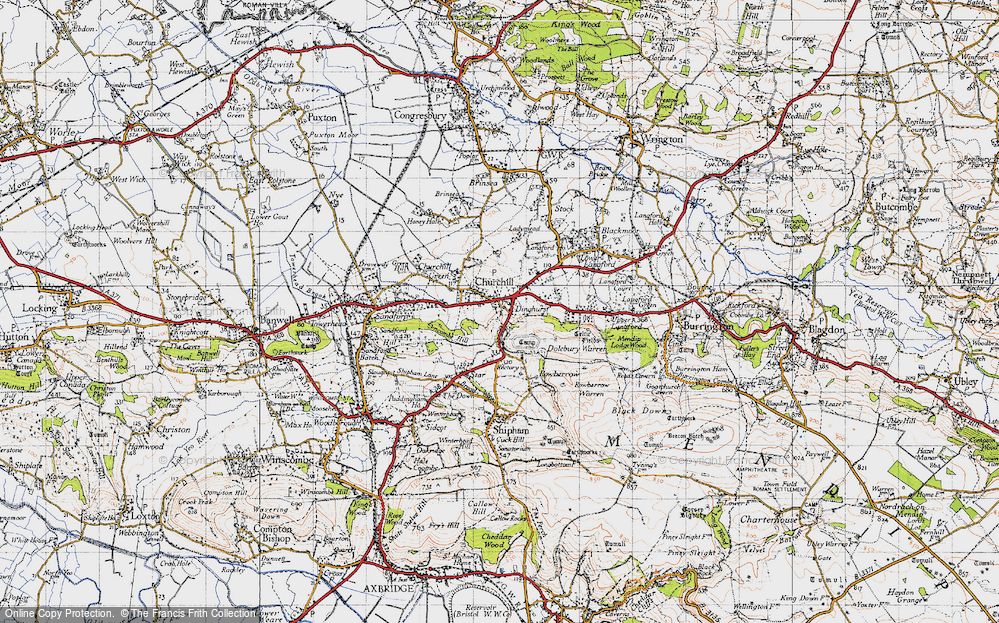 Old Map of Dinghurst, 1946 in 1946