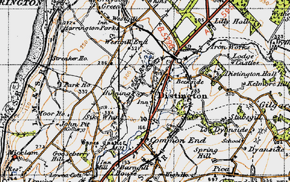 Old map of Distington in 1947