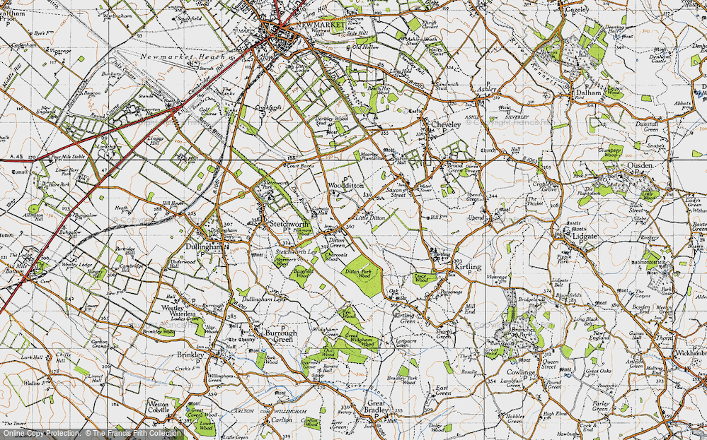 Old Map of Ditton Green, 1946 in 1946