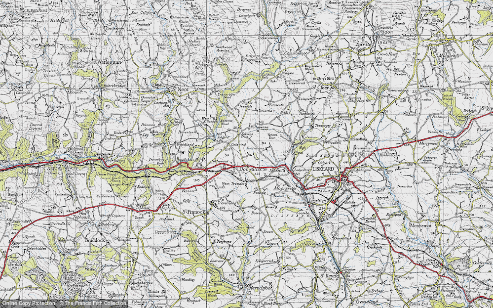 Old Map of Dobwalls, 1946 in 1946