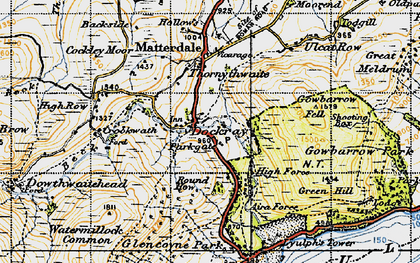 Old map of Aira Point in 1947