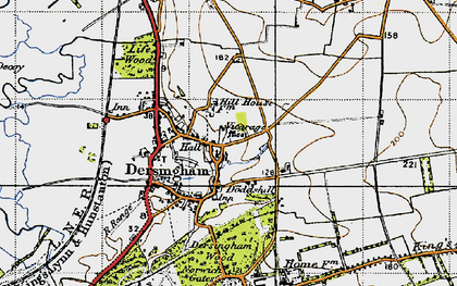 Old map of Doddshill in 1946