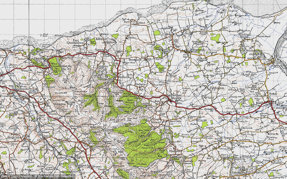 Old Map of Dodington, 1946 in 1946