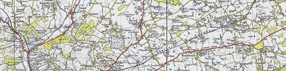 Old map of Dog Village in 1946