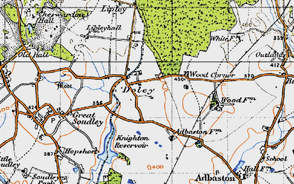 Old map of Doley in 1946