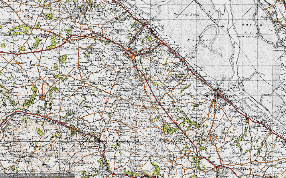 Old Map of Dolphin, 1947 in 1947