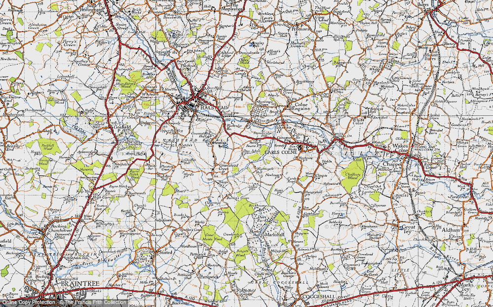 Old Map of Don Johns, 1945 in 1945