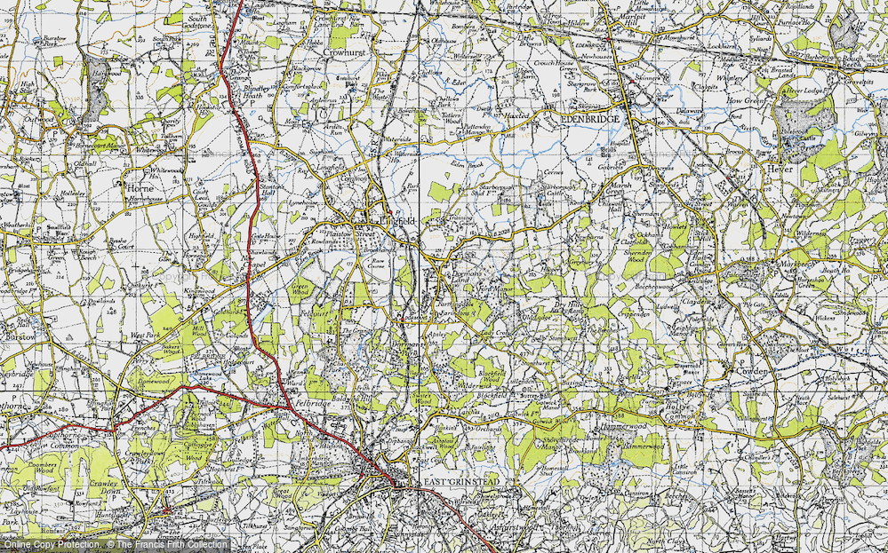 Old Map of Dormansland, 1946 in 1946