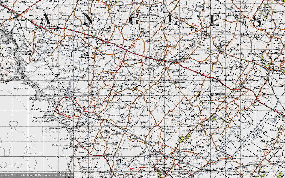 Old Map of Dothan, 1947 in 1947
