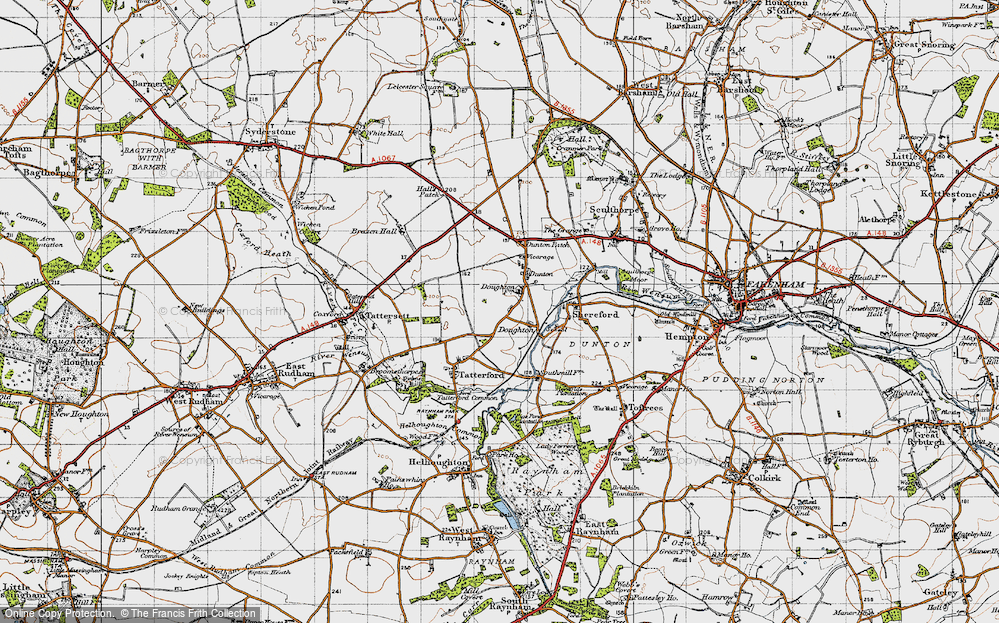 Old Map of Doughton, 1946 in 1946