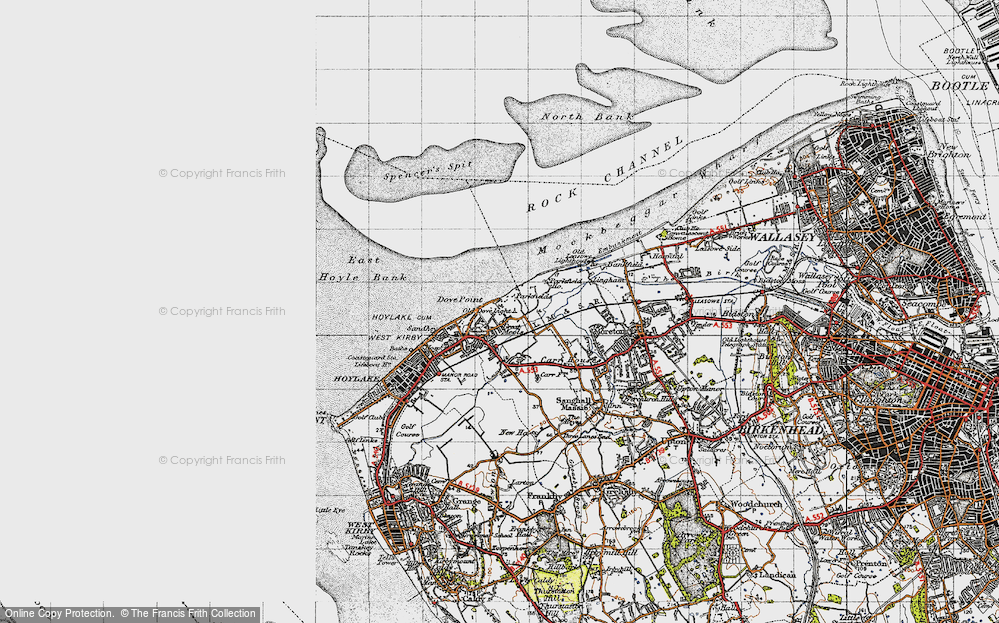 Old Map of Dove Point, 1947 in 1947