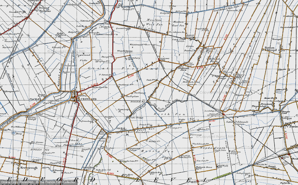 Old Map of Dowsdale, 1946 in 1946