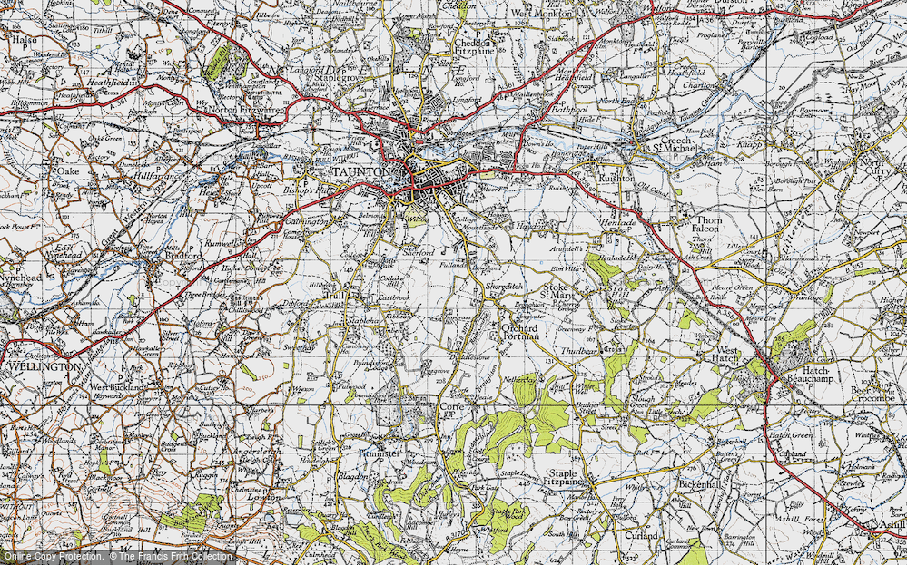 Old Map of Dowslands, 1946 in 1946