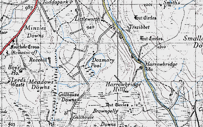Old map of Bois Ho in 1946