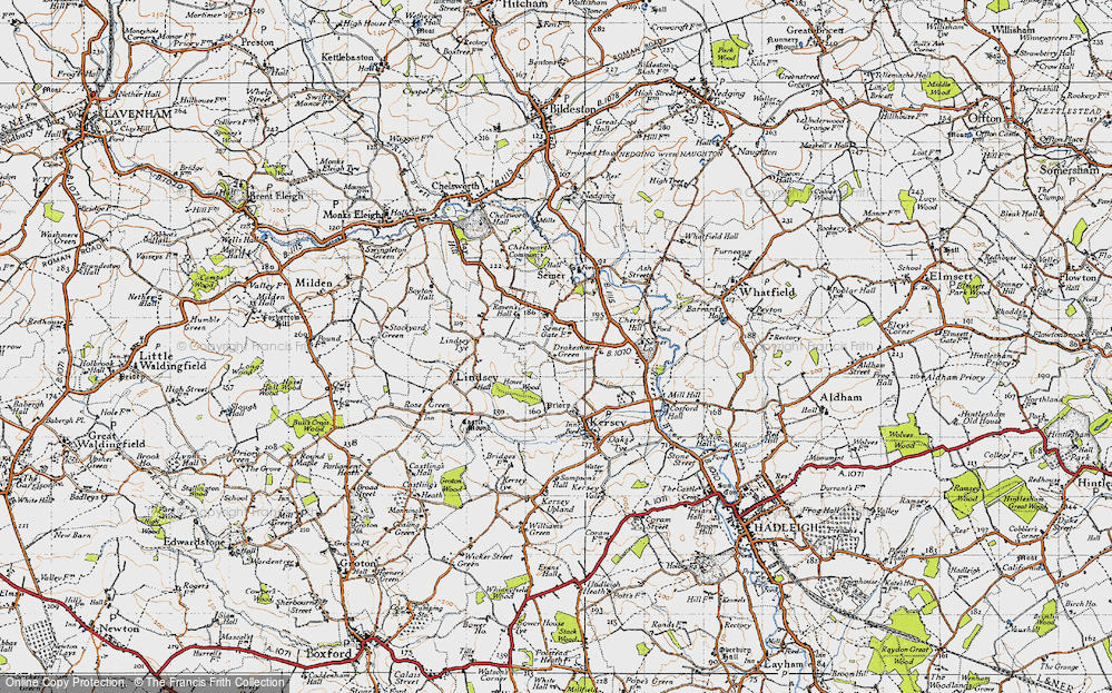 Old Map of Drakestone Green, 1946 in 1946