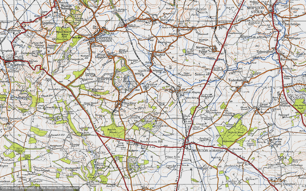 Old Map of Draycott, 1946 in 1946
