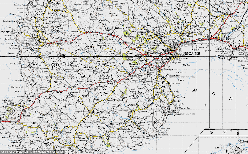 Old Map of Drift, 1946 in 1946