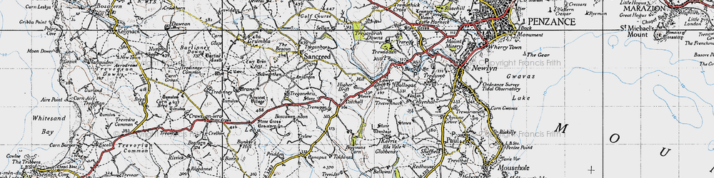 Old map of Drift in 1946