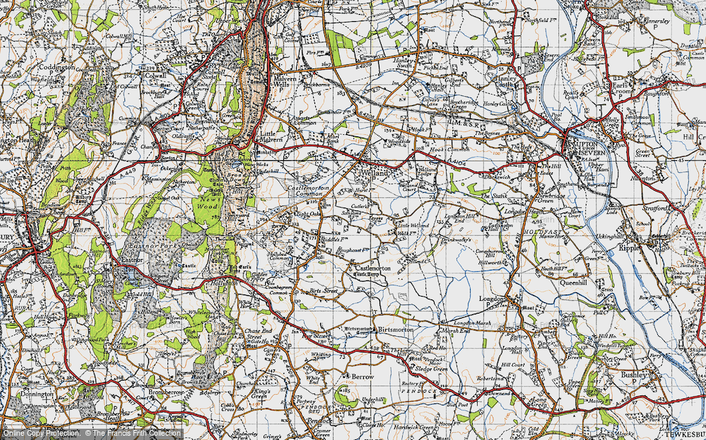 Old Map of Druggers End, 1947 in 1947