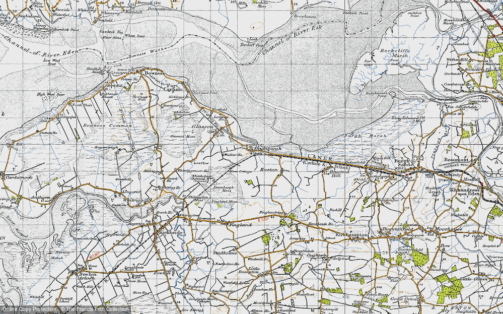 Old Map of Drumburgh, 1947 in 1947