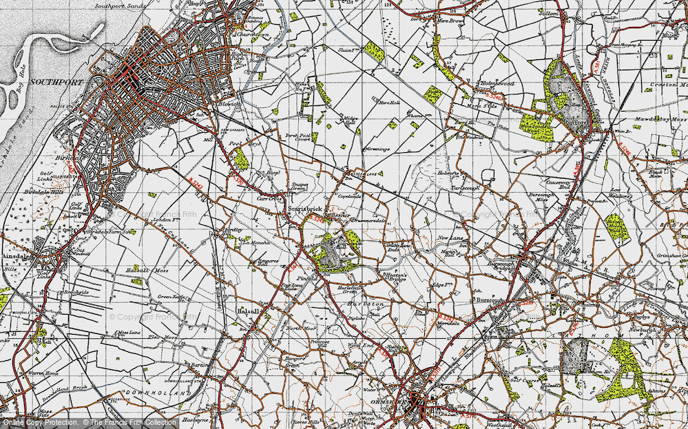 Old Map of Drummersdale, 1947 in 1947