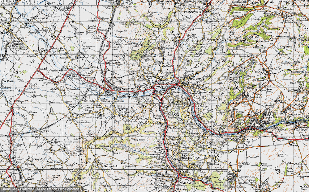 Old Map of Dudbridge, 1946 in 1946