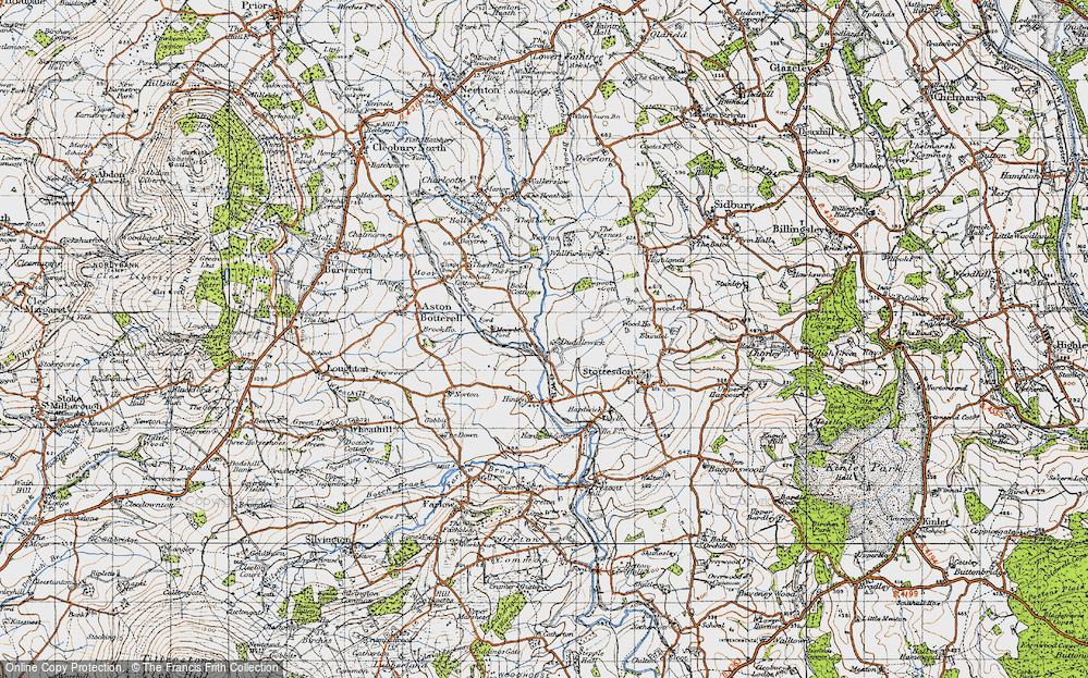 Old Map of Duddlewick, 1947 in 1947