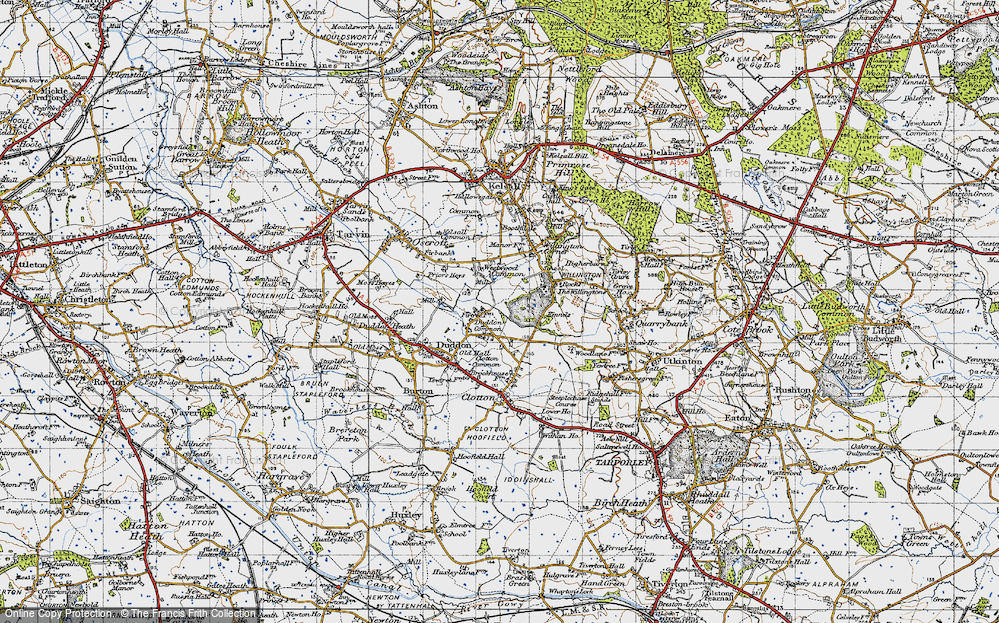 Old Map of Duddon Common, 1947 in 1947